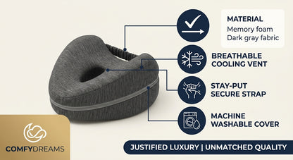 Comfydreams™ Ergonomic Memory Foam Knee Pillow